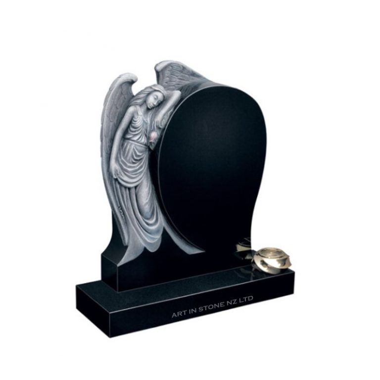 Black Granite Electric Guitar Set Headstone AIS 027 Artinstone